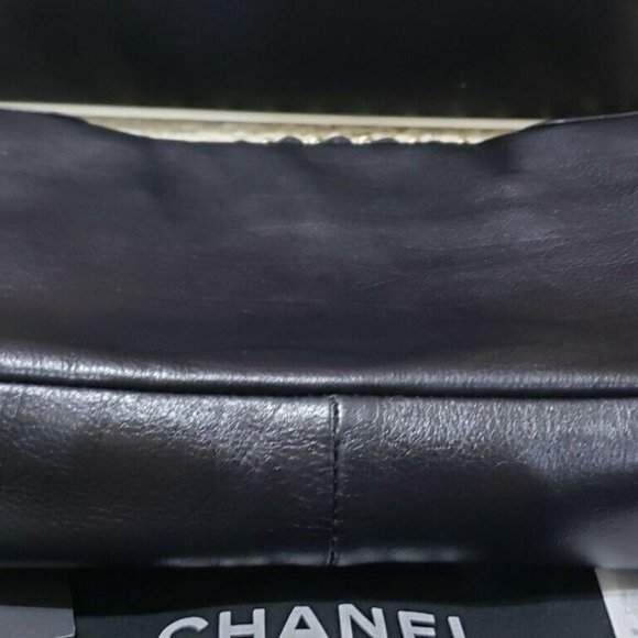 CHANEL Mosaic Logo LambSkin Leather Chain Flap Bag - Picture 5 of 8